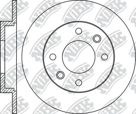 NiBK RN1860 - Brake Disc autospares.lv