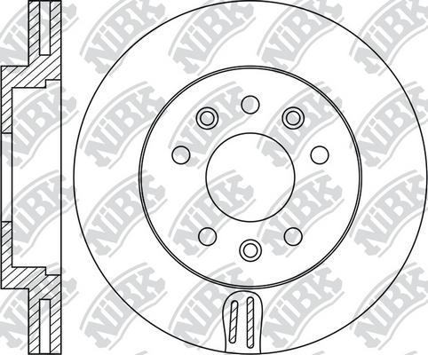 NiBK RN1861 - Brake Disc autospares.lv