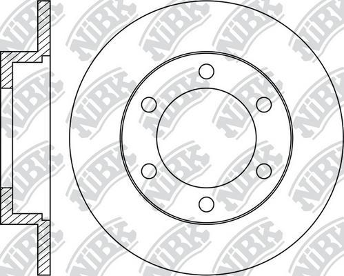 NiBK RN1804 - Brake Disc autospares.lv