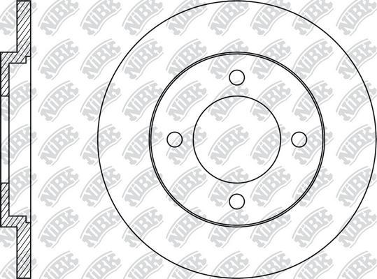 NiBK RN1805 - Brake Disc autospares.lv