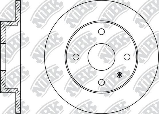 NiBK RN1800 - Brake Disc autospares.lv