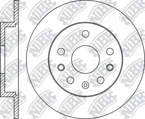 NiBK RN1801 - Brake Disc autospares.lv