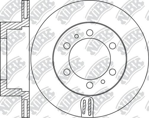 NiBK RN1819 - Brake Disc autospares.lv