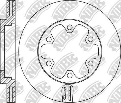 NiBK RN1815 - Brake Disc autospares.lv