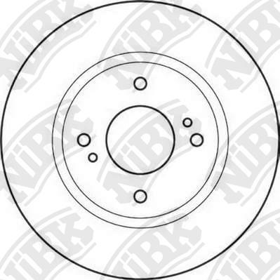 NiBK RN1817 - Brake Disc autospares.lv