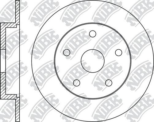 NiBK RN1884H - Brake Disc autospares.lv