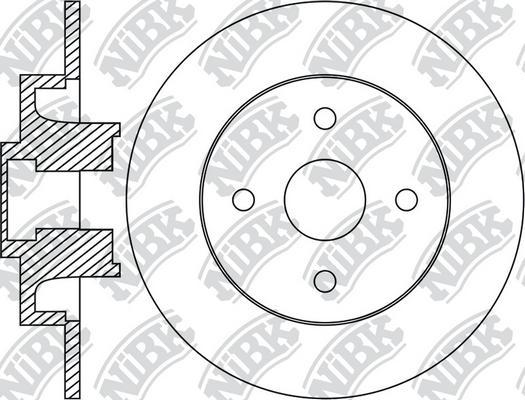 NiBK RN1880H - Brake Disc autospares.lv