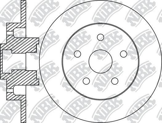 NiBK RN1881H - Brake Disc autospares.lv