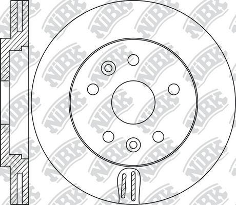 NiBK RN1882 - Brake Disc autospares.lv