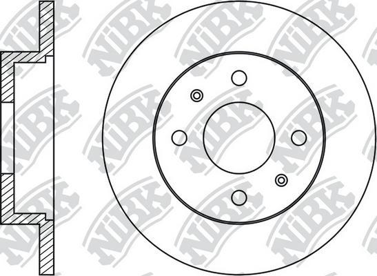 NiBK RN1836 - Brake Disc autospares.lv