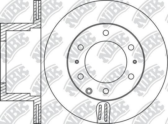 NiBK RN1831 - Brake Disc autospares.lv