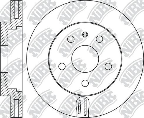 NiBK RN1832 - Brake Disc autospares.lv