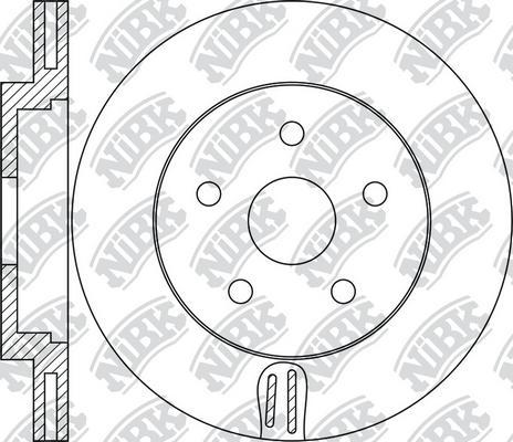 NiBK RN1837 - Brake Disc autospares.lv