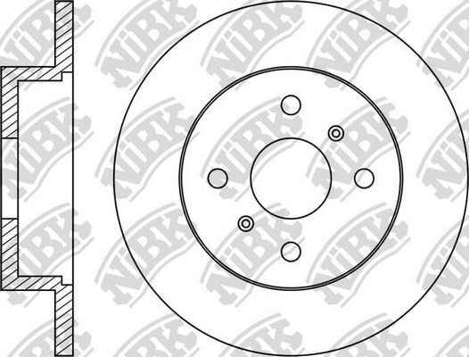 NiBK RN1829 - Brake Disc autospares.lv