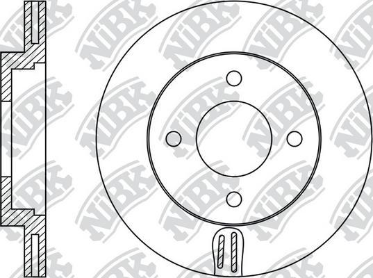 NiBK RN1825 - Brake Disc autospares.lv