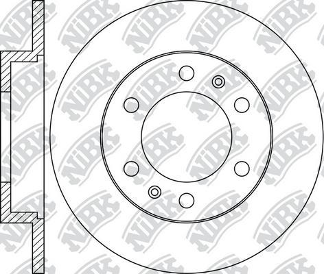 NiBK RN1823 - Brake Disc autospares.lv