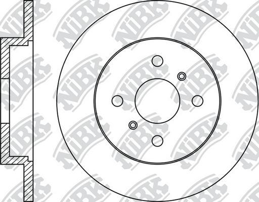 NiBK RN1827 - Brake Disc autospares.lv