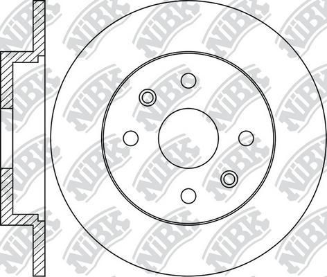 NiBK RN1875 - Brake Disc autospares.lv