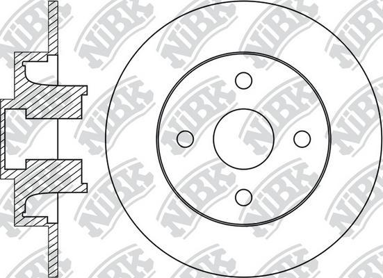 NiBK RN1876 - Brake Disc autospares.lv