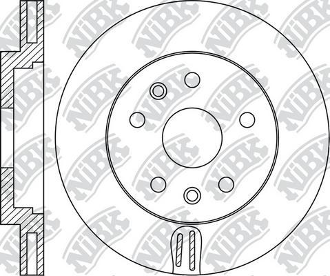 NiBK RN1878 - Brake Disc autospares.lv