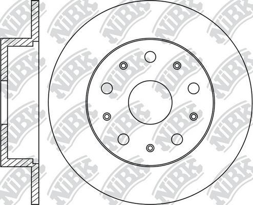 NiBK RN1873 - Brake Disc autospares.lv