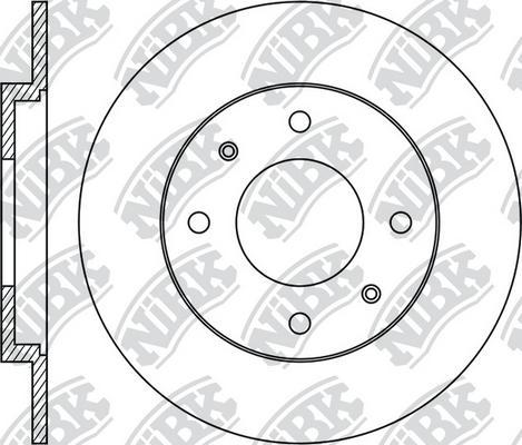 NiBK RN1396 - Brake Disc autospares.lv