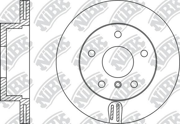 NiBK RN1398 - Brake Disc autospares.lv