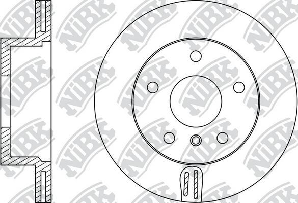 NiBK RN1397 - Brake Disc autospares.lv