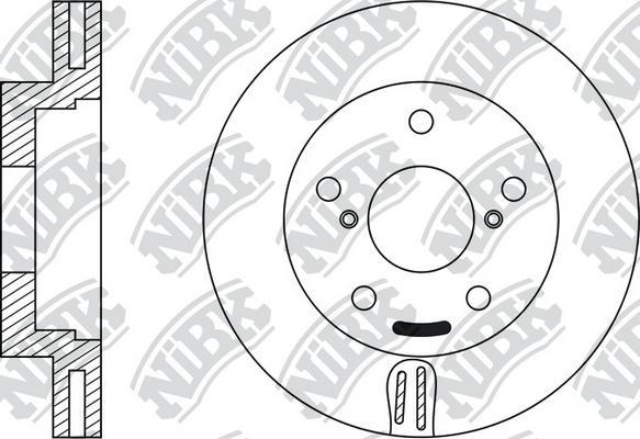 NiBK RN1340 - Brake Disc autospares.lv