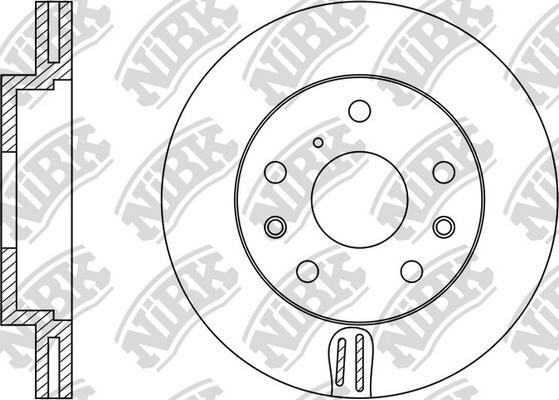 NiBK RN1347 - Brake Disc autospares.lv