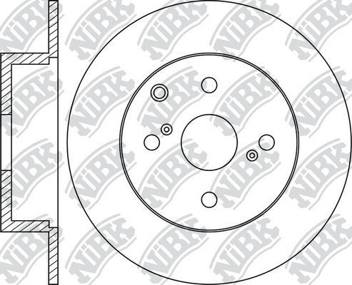 NiBK RN1354 - Brake Disc autospares.lv