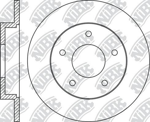 NiBK RN1369 - Brake Disc autospares.lv