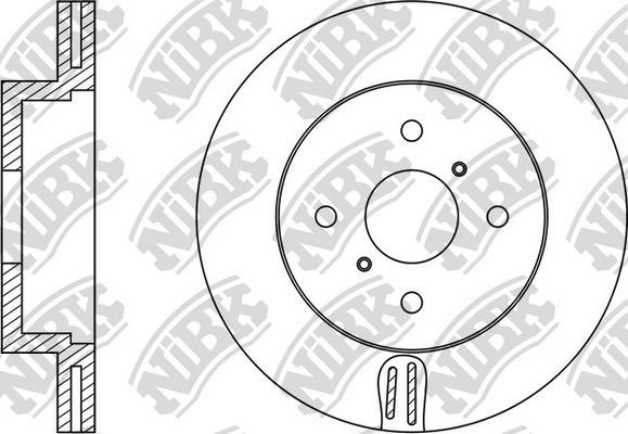 NiBK RN1364 - Brake Disc autospares.lv