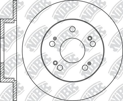 NiBK RN1362 - Brake Disc autospares.lv