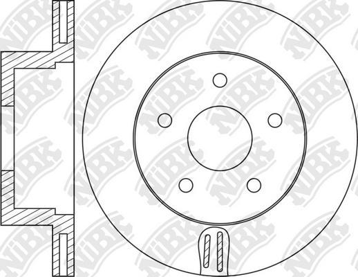 NiBK RN1301 - Brake Disc autospares.lv