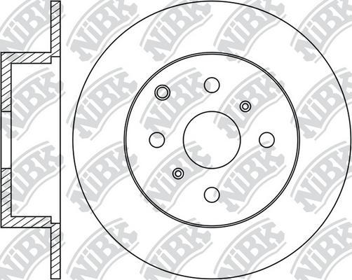 NiBK RN1308 - Brake Disc autospares.lv