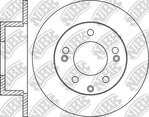 NiBK RN1307 - Brake Disc autospares.lv