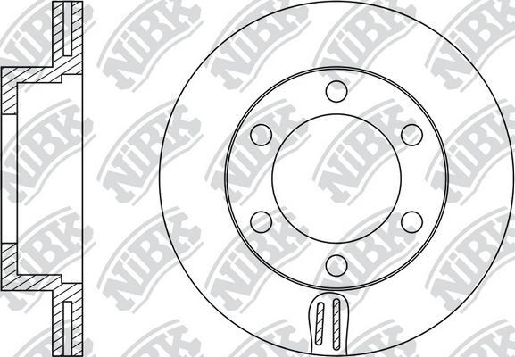 NiBK RN1319 - Brake Disc autospares.lv