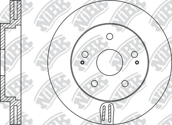 NiBK RN1318 - Brake Disc autospares.lv