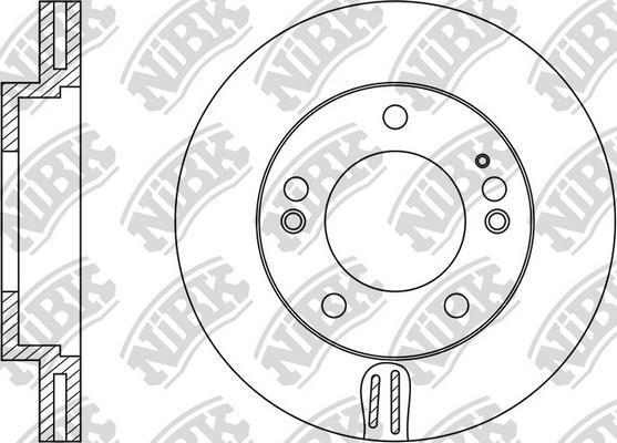 NiBK RN1313 - Brake Disc autospares.lv