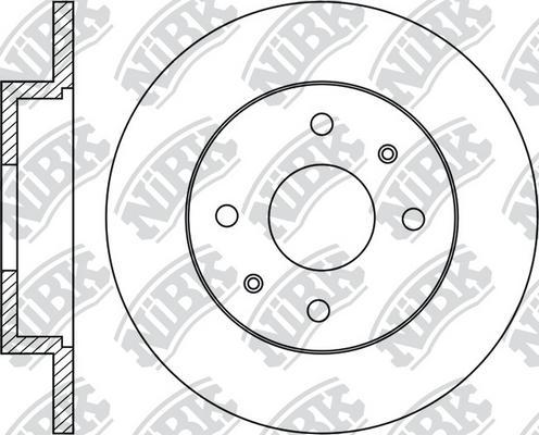 NiBK RN1385 - Brake Disc autospares.lv