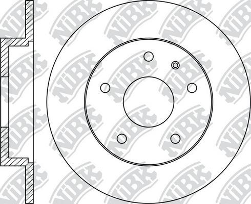 NiBK RN1380 - Brake Disc autospares.lv