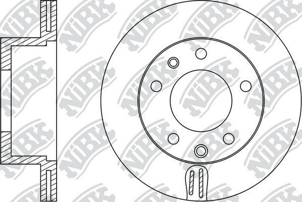 NiBK RN1388 - Brake Disc autospares.lv