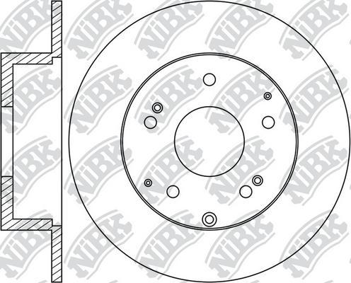 NiBK RN1383 - Brake Disc autospares.lv