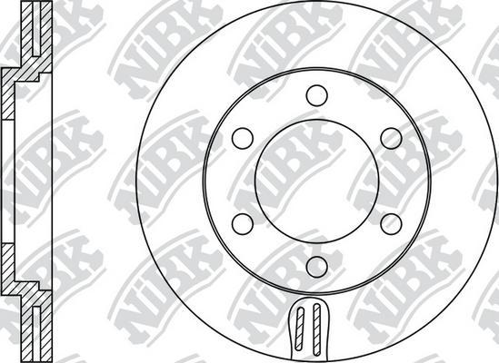 NiBK RN1326 - Brake Disc autospares.lv