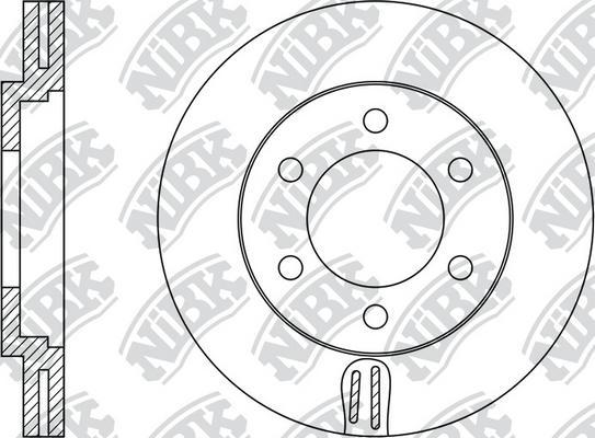 NiBK RN1327 - Brake Disc autospares.lv