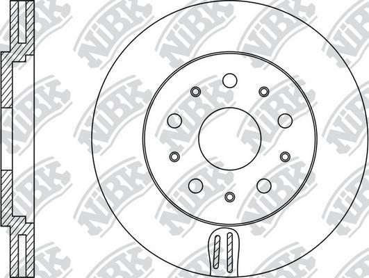 NiBK RN1379 - Brake Disc autospares.lv