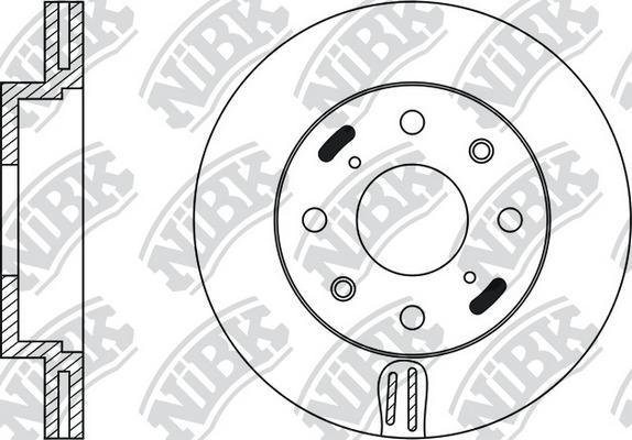 NiBK RN1375 - Brake Disc autospares.lv