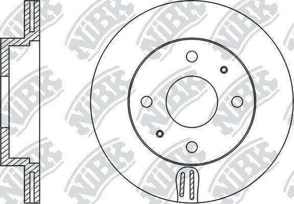 NiBK RN1378 - Brake Disc autospares.lv