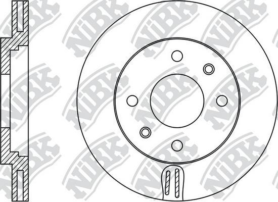 NiBK RN1372 - Brake Disc autospares.lv